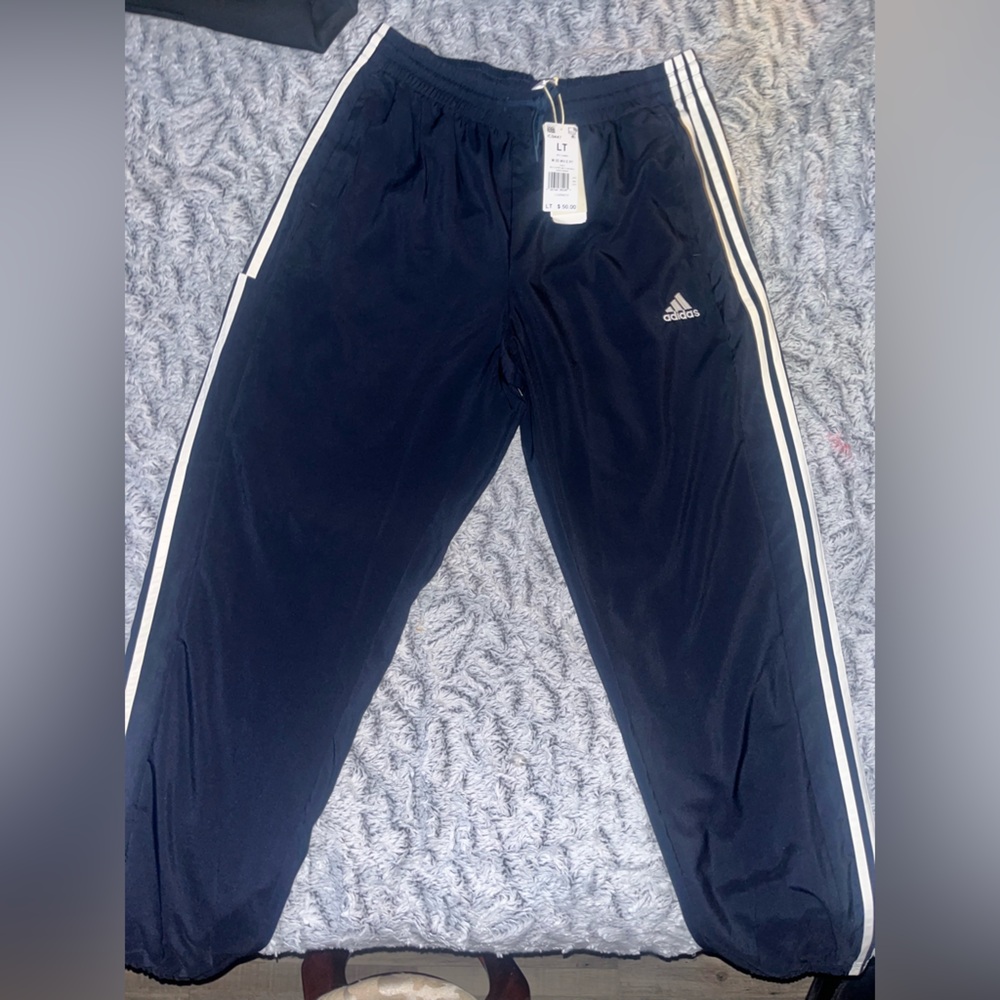 Brand new mens ADIDAS joggers, size LT